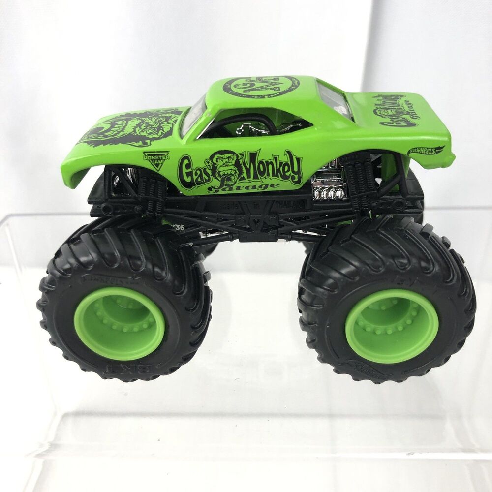 Monster Jam Gas Monkey Garage Green Loose Truck HTF 1/64 Diecast